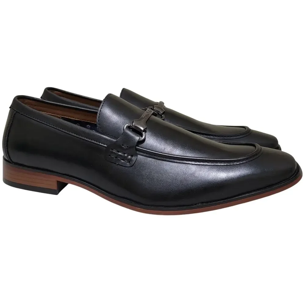 Tommy Hilfiger Men Senner Slip On Horsebit Loafers Size US 10.5M Black